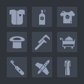 Premium set of fill icons. Such as health, shirt, child, rocket, repair, baby, spray, food, space, cute, brush, clean, small, dress, newborn, cotton, technology, hygiene, textile, art, sign, white