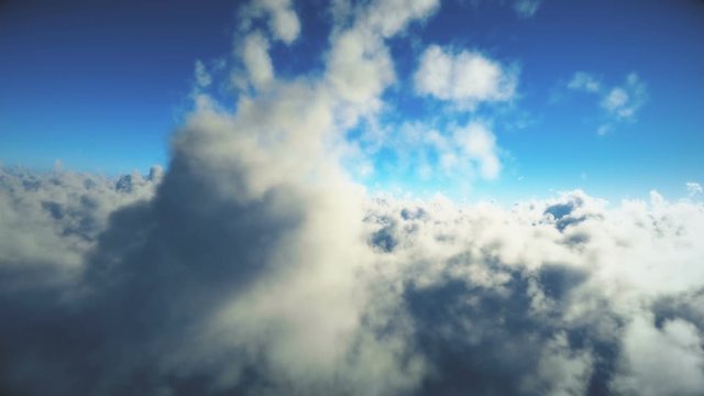 fly in clouds