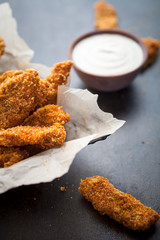 Homemade chicken fingers