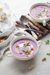 Purple soup