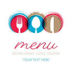 Fototapeta na wymiar Abstract restaurant menu card design