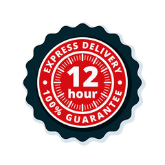 12 Hour Express Delivery illustration