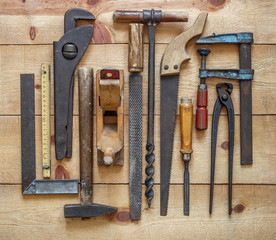 Old carpentry equipment