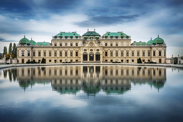 Fototapeta na wymiar Belvedere Palace, Vienna, Austria.