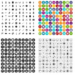 Fototapeta premium 100 smuggling goods icons set vector in 4 variant for any web design isolated on white