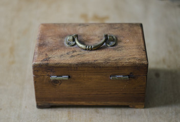 Wooden box back