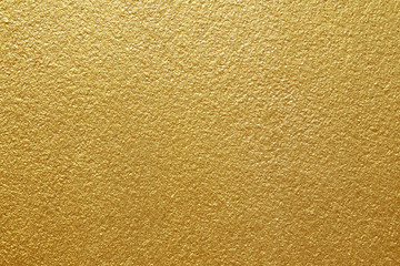 Shiny yellow leaf gold of wall texture background