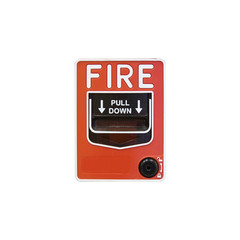 Fire alarm notifier on white background