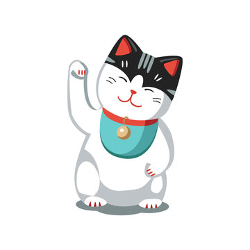 Asian Japanese Chinese cat souvenir toy luck symbol Maneki