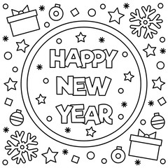 Coloring page. Vector illustration.