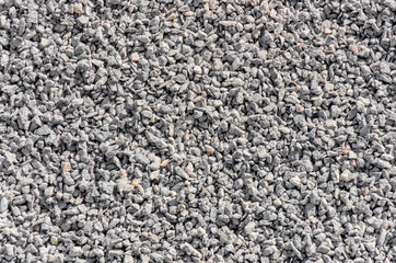 Fine grained gravel, gray