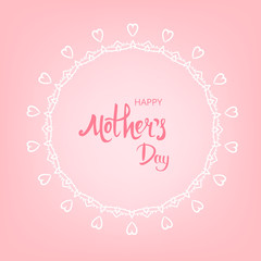 Happy Mother's Day. Vector Illustration.