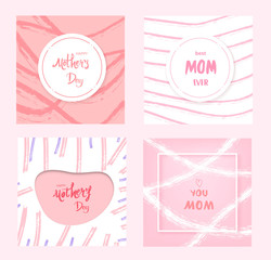 Happy Mother's Day. Vector Illustration.