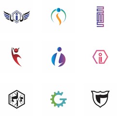 I, G, IG letter logo design for website, art, symbol, and brand
