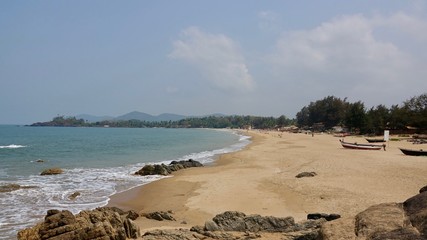 Strände südlich von Palolem in Goa, Indien