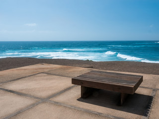 bench on the sea