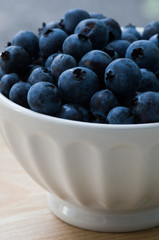 Wild Blueberries in Bowl