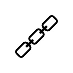 Chain Icon in trendy flat style isolated on white background. Connection symbol for your web site design, logo, app, UI. Vector illustration.