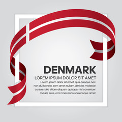 Denmark flag background