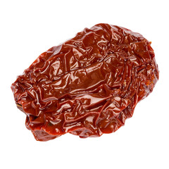 Canned Sundried or dried tomato on white background