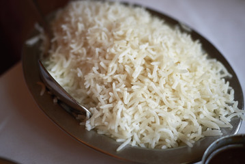 Plain basmati rice