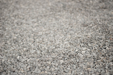 gray gravel texture background selective focus