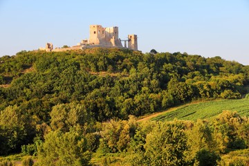 Castle ruin in Hungary