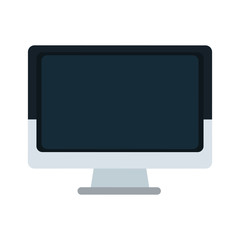 Computer screen isolated vector illustration graphic design