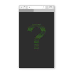 Mobil Browser - Fragezeichen