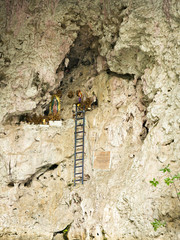 Shrine In Cave of Colours Sumidero Canyon Mexico