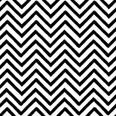 Hand drawn textured zig zag seamless pattern. Vector ilustration.