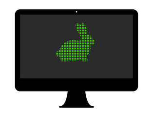 Pixel Icon PC - Hase