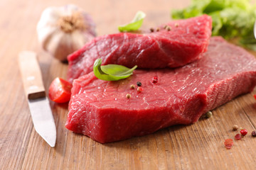 raw beef piece