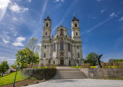 Basilica of the Benedictine Abbey in Ottobeuren, Swabia, Germany