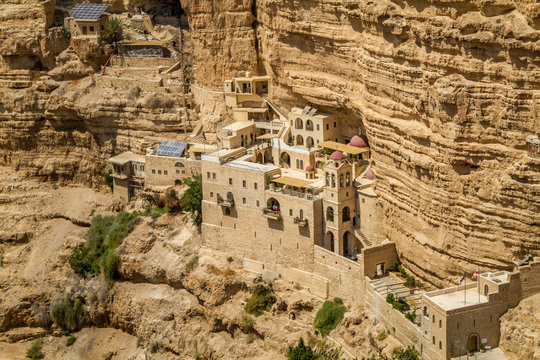 The Wadi Qelt, Monastery of St. George in Israel