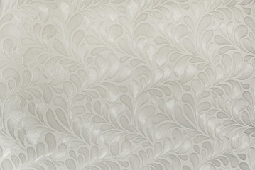 Grey floral wallpaper background texture
