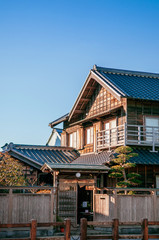 Old vintage Japanese house in Sawara, Katori, Chiba