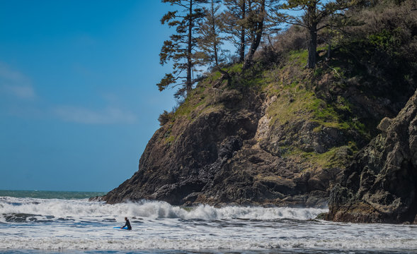 Coastal Rocks and Surfing