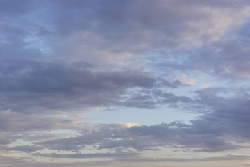 Obraz premium Beautiful evening sky