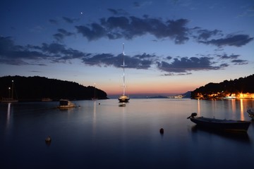 Sunset on the water - Croatia