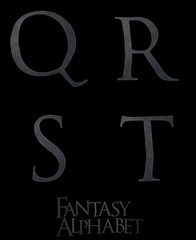 Fantasy Steel Alphabet - 3D illustation