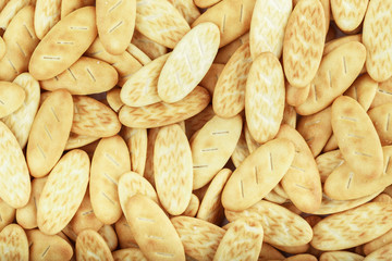 snack crackers as a background