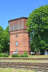 Railway water tower of Labiau. Polessk, Kaliningrad region