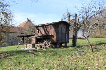 Fototapeta na wymiar Schäferhütte