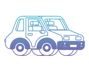 isometric car isolated icon vector illustration design