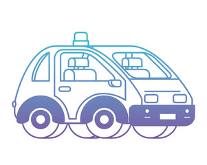 isometric taxi isolated icon vector illustration design