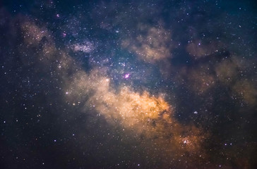 Close-up the Milky Way