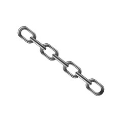 color sketch silhouette metallic chain icon vector illustration