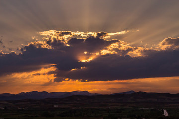 Puesta de sol 
