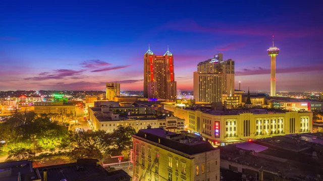 San Antonio, Texas, USA Skyline